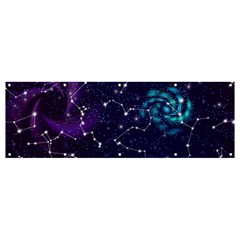 Realistic-night-sky-poster-with-constellations Banner And Sign 12  X 4  by Pakemis