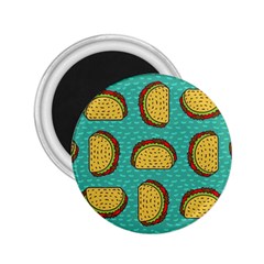 Taco-drawing-background-mexican-fast-food-pattern 2 25  Magnets by Pakemis