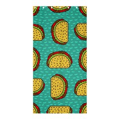 Taco-drawing-background-mexican-fast-food-pattern Shower Curtain 36  X 72  (stall)  by Pakemis