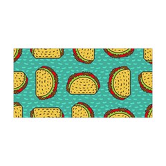 Taco-drawing-background-mexican-fast-food-pattern Yoga Headband by Pakemis