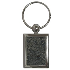 Damask-seamless-pattern Key Chain (rectangle)