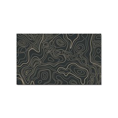 Damask-seamless-pattern Sticker (rectangular)