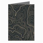 Damask-seamless-pattern Greeting Cards (Pkg of 8) Left