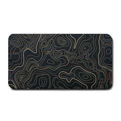 Damask-seamless-pattern Medium Bar Mat by Pakemis