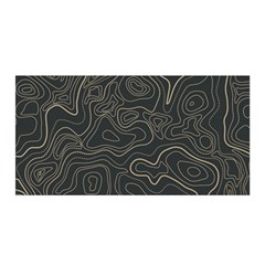 Damask-seamless-pattern Satin Wrap 35  X 70  by Pakemis