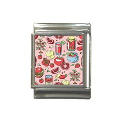 Tomato-seamless-pattern-juicy-tomatoes-food-sauce-ketchup-soup-paste-with-fresh-red-vegetables-backd Italian Charm (13mm)