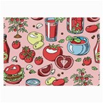 Tomato-seamless-pattern-juicy-tomatoes-food-sauce-ketchup-soup-paste-with-fresh-red-vegetables-backd Large Glasses Cloth Front