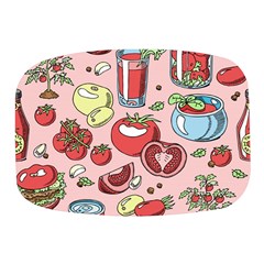 Tomato-seamless-pattern-juicy-tomatoes-food-sauce-ketchup-soup-paste-with-fresh-red-vegetables-backd Mini Square Pill Box by Pakemis