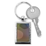 The Land 181 - Abstract Art Key Chain (Rectangle) Front