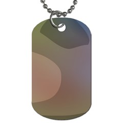 The Land 181 - Abstract Art Dog Tag (two Sides) by KorokStudios