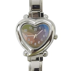 The Land 181 - Abstract Art Heart Italian Charm Watch by KorokStudios