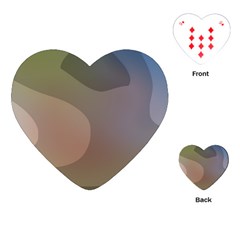 The Land 181 - Abstract Art Playing Cards Single Design (heart)