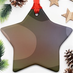 The Land 181 - Abstract Art Star Ornament (two Sides)