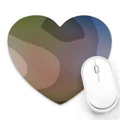 The Land 181 - Abstract Art Heart Mousepad by KorokStudios