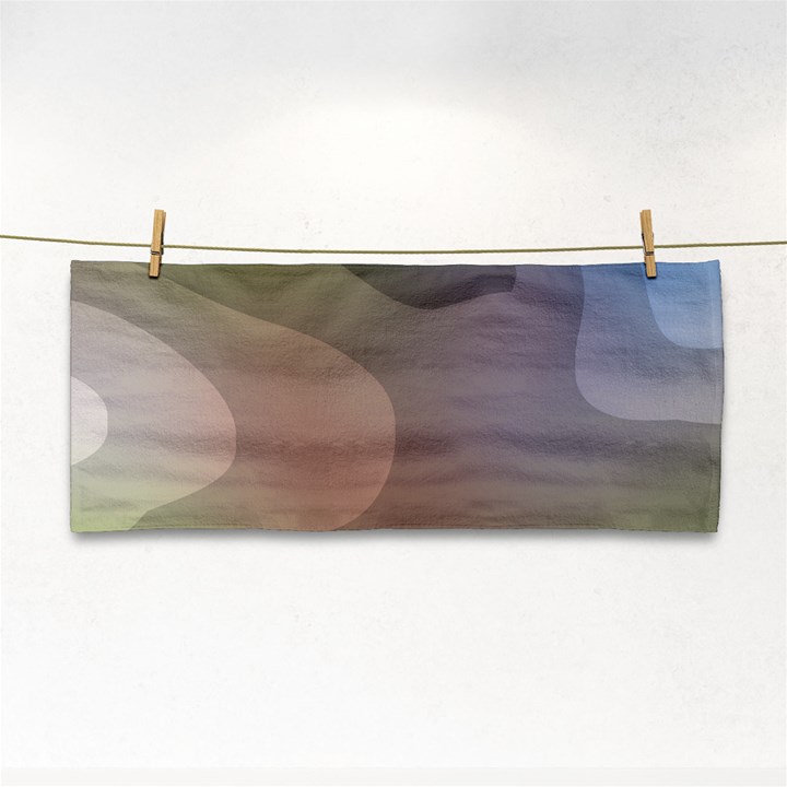 The Land 181 - Abstract Art Hand Towel