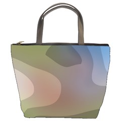 The Land 181 - Abstract Art Bucket Bag by KorokStudios