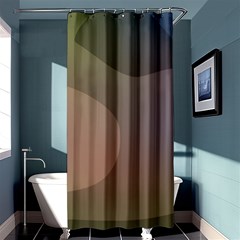 The Land 181 - Abstract Art Shower Curtain 36  X 72  (stall)  by KorokStudios