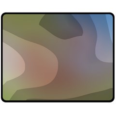 The Land 181 - Abstract Art Double Sided Fleece Blanket (medium) by KorokStudios