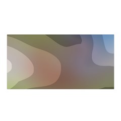 The Land 181 - Abstract Art Satin Wrap 35  X 70 