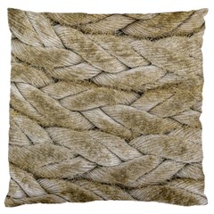 Boat Rope Close Up Texture Standard Flano Cushion Case (one Side) by dflcprintsclothing