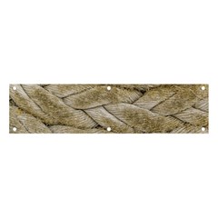 Boat Rope Close Up Texture Banner And Sign 4  X 1  by dflcprintsclothing