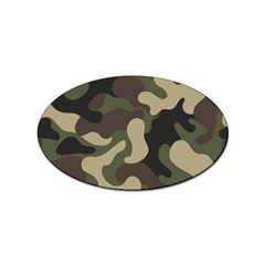 Camouflage Pattern Background Sticker Oval (10 Pack) by artworkshop