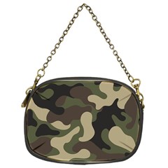 Camouflage Pattern Background Chain Purse (one Side) by artworkshop