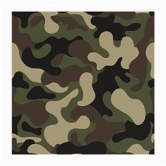 Camouflage Pattern Background Medium Glasses Cloth (2 Sides) by artworkshop