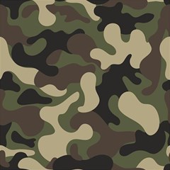 Camouflage Pattern Background Play Mat (square) by artworkshop