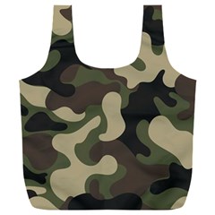 Camouflage Pattern Background Full Print Recycle Bag (xxl) by artworkshop