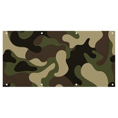 Camouflage Pattern Background Banner And Sign 8  X 4  by artworkshop