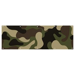 Camouflage Pattern Background Banner And Sign 12  X 4  by artworkshop