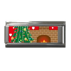 Christmas Room Superlink Italian Charm (9mm) by artworkshop