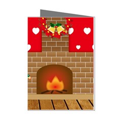 Christmas Room Mini Greeting Cards (pkg Of 8)