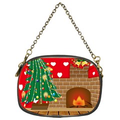 Christmas Room Chain Purse (one Side) by artworkshop