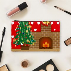 Christmas Room Cosmetic Bag (medium) by artworkshop