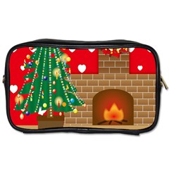 Christmas Room Toiletries Bag (two Sides) by artworkshop