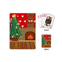 Christmas Room Playing Cards Single Design (mini) by artworkshop