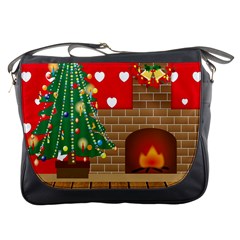 Christmas Room Messenger Bag