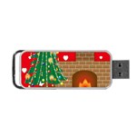 Christmas Room Portable USB Flash (Two Sides) Front