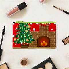 Christmas Room Cosmetic Bag (xs) by artworkshop