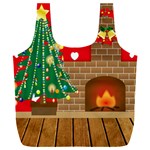 Christmas Room Full Print Recycle Bag (XXL) Front