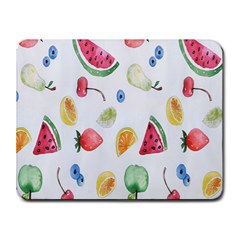 Fruit Summer Vitamin Watercolor Small Mousepad by artworkshop