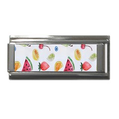 Fruit Summer Vitamin Watercolor Superlink Italian Charm (9mm) by artworkshop