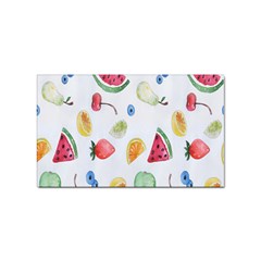 Fruit Summer Vitamin Watercolor Sticker (rectangular) by artworkshop