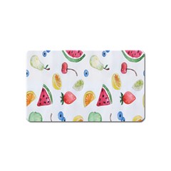 Fruit Summer Vitamin Watercolor Magnet (name Card)