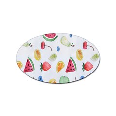 Fruit Summer Vitamin Watercolor Sticker Oval (10 Pack) by artworkshop