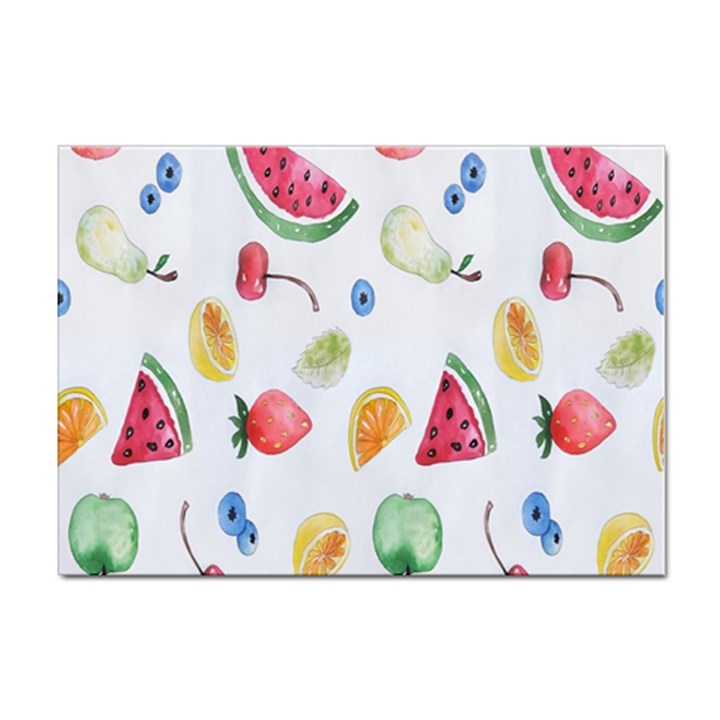 Fruit Summer Vitamin Watercolor Sticker A4 (10 pack)