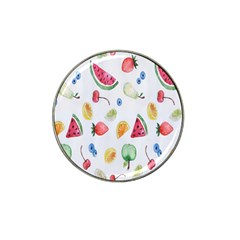 Fruit Summer Vitamin Watercolor Hat Clip Ball Marker (4 Pack) by artworkshop