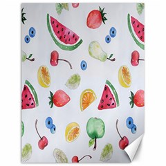 Fruit Summer Vitamin Watercolor Canvas 12  X 16  by artworkshop